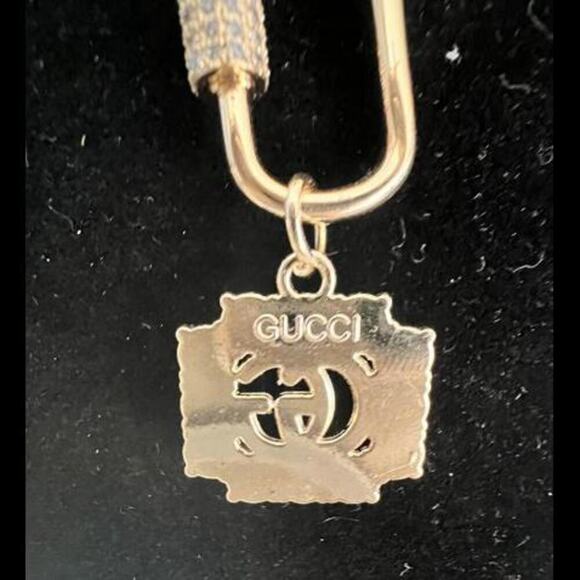 Gucci GG Gold & Pearl Pendant with Paper Clip Style Chain Necklace (GGXX033) - Picture 5 of 7